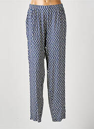 Pantalon drept talie elastică albastru GRIFFON femme