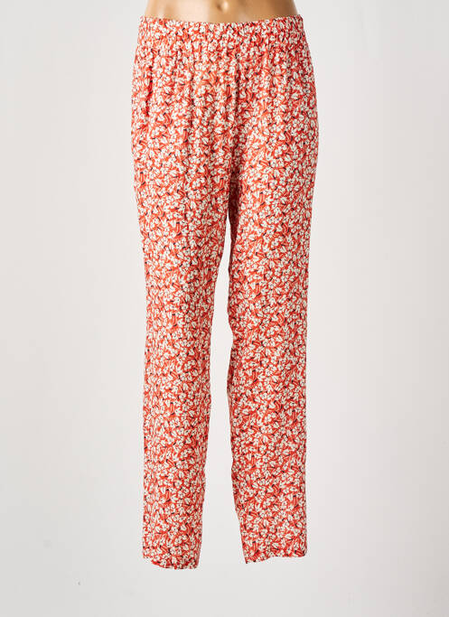 Pantalon drept talie elastică portocaliu PAZ TORRAS femme