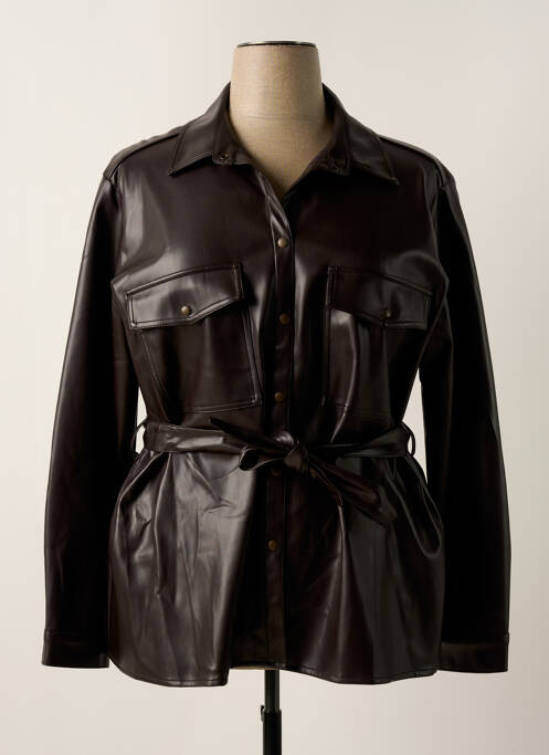 Geci din piele ecologică maro PAZ TORRAS femeie