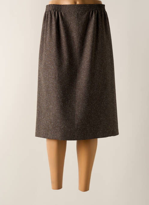 Fustă midi maro GRIFFON femeie