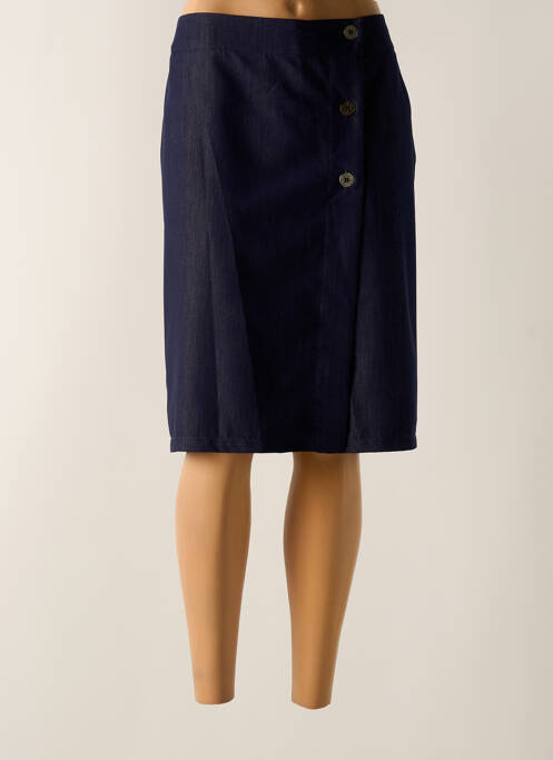 Fustă midi albastru GRIFFON femeie