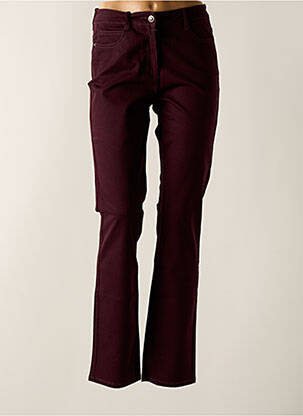 Pantalon slim elasticitate mărime normală violet BARBARA LEBEK femeie