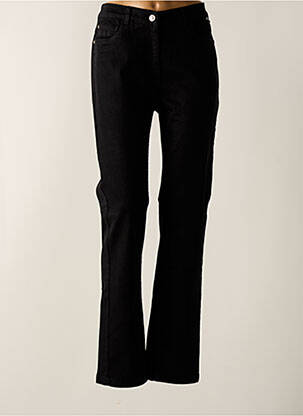Pantalon slim elasticitate mărime normală negru AGATHE & LOUISE femeie