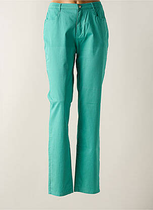 Pantalon slim elasticitate mărime normală verde I.QUING femeie