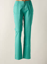 Pantalon slim elasticitate mărime normală verde I.QUING femme