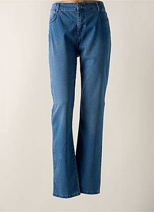 Blugi cu croială slim țesătură brută mărime normală albastru MERI & ESCA femme