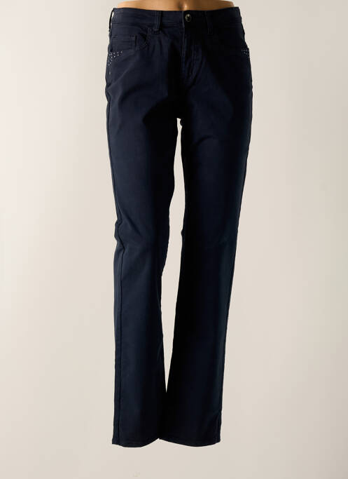 Pantalon slim albastru GUY DUBOUIS femeie