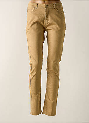 Pantalon slim bej GRIFFON femeie