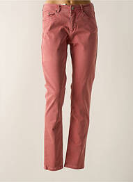 Pantalon slim elasticitate mărime normală roz JENSEN femme