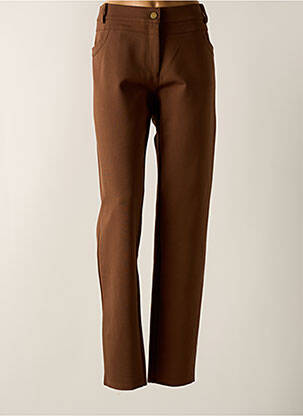 Pantalon drept maro PAZ TORRAS femeie
