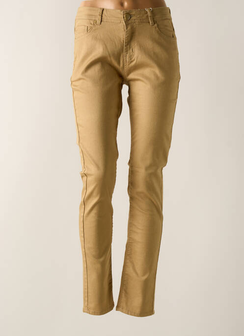 Pantalon slim bej GRIFFON femeie