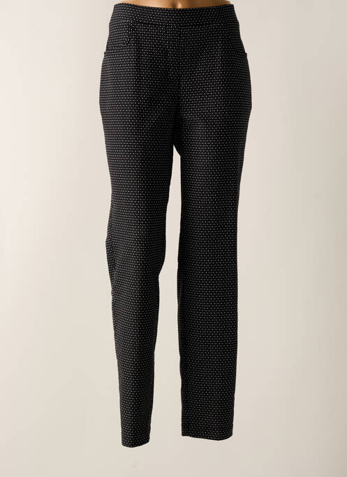 Pantalon drept elasticitate mărime normală negru ADELINA BY SCHEITER femme