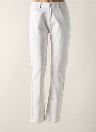 Pantalon slim elasticitate mărime normală alb GRIFFON femme