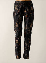 Pantalon slim elasticitate mărime normală negru GRIFFON femme