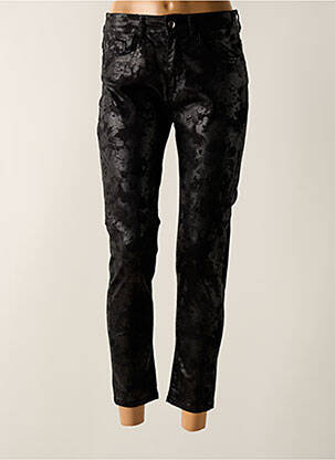 Pantalon 7/8 elasticitate mărime normală negru FRED SABATIER femeie