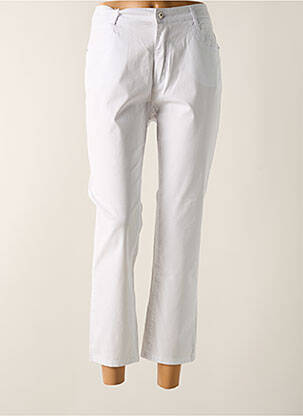 Pantalon 7/8 alb I.QUING femeie