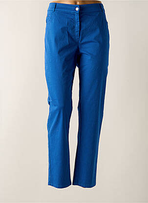 Pantalon slim albastru GUY DUBOUIS femeie