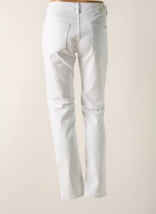 Pantalon slim alb GRIFFON femeie