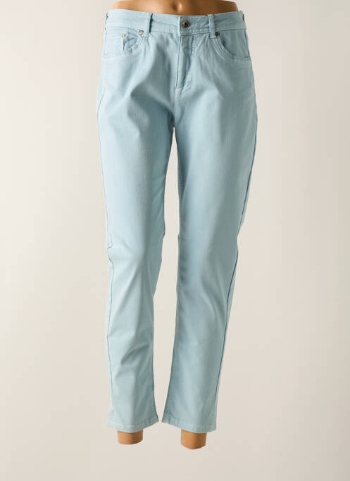 Pantalon slim albastru JENSEN femeie