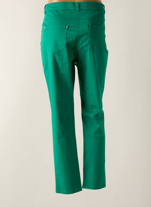 Pantalon slim verde GUY DUBOUIS femeie