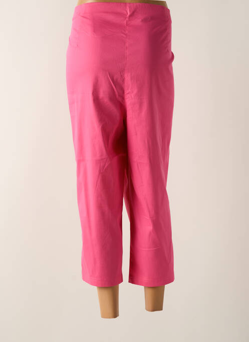 Pantalon trei sferturi roz ADELINA BY SCHEITER femeie