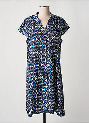 Rochie midi albastru PLURIELLES femeie