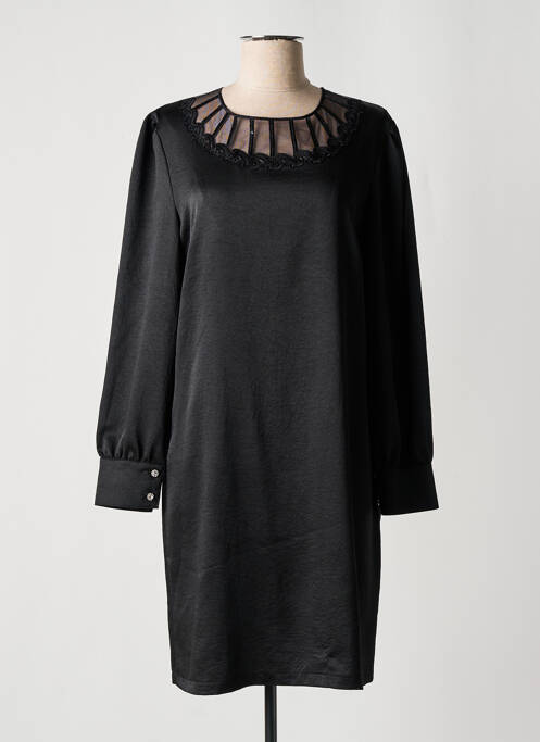 Rochie midi negru HALOGENE femeie