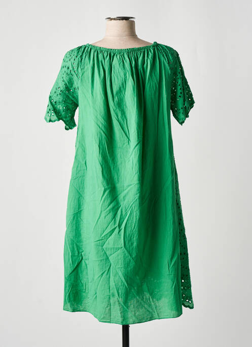 Rochie scurtă verde COULEURS DU TEMPS femeie