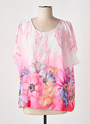 Bluză roz COULEURS DU TEMPS femeie