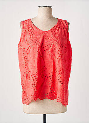 Top roșu COULEURS DU TEMPS femeie