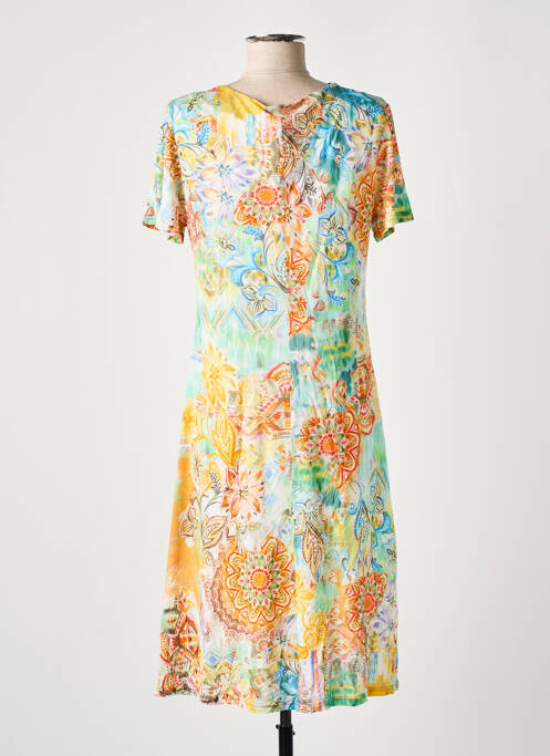 Rochie midi galben GEVANA femeie