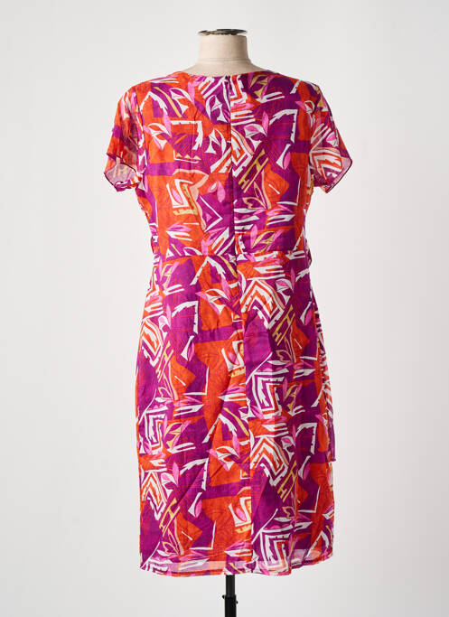 Rochie midi violet CHRISTINE LAURE femeie