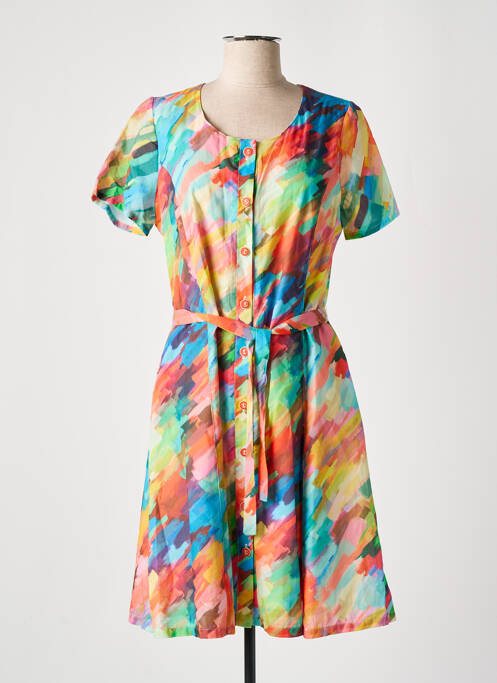 Rochie midi portocaliu GUY DUBOUIS femeie