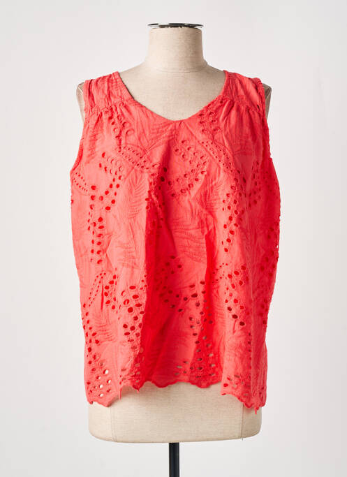 Top roșu COULEURS DU TEMPS femeie