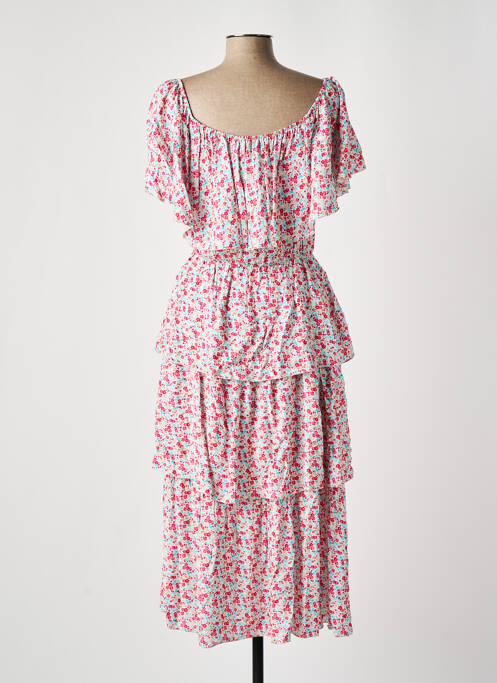 Rochie lungă roz COULEURS DU TEMPS femeie