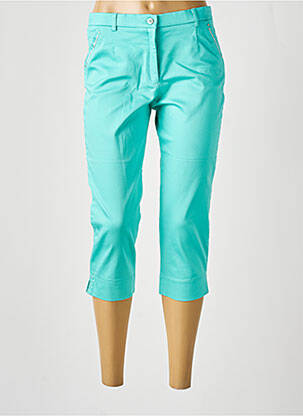 Pantalon trei sferturi albastru CHRISTINE LAURE femeie