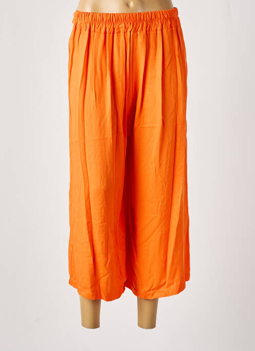 Pantalon trei sferturi portocaliu COULEURS DU TEMPS femeie