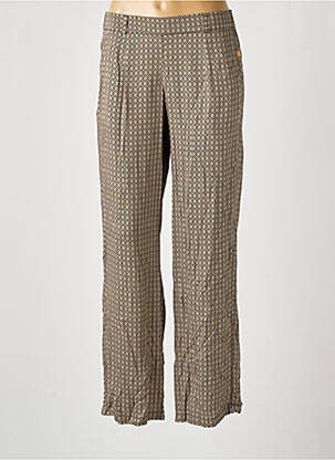 Pantalon larg maro DIPLODOCUS femeie