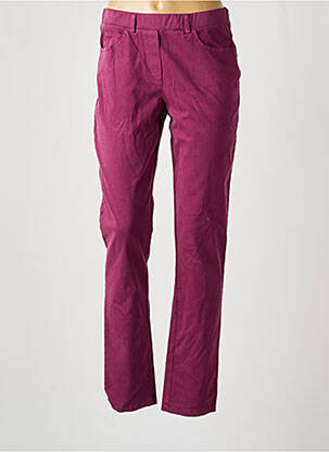 Jegging țesătură poplin mărime normală violet MERI & ESCA femeie