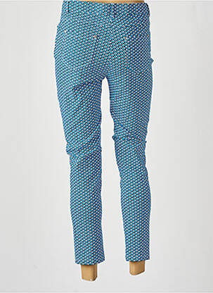Pantalon 7/8 elasticitate mărime normală albastru GUY DUBOUIS femeie