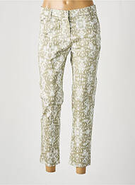 Pantalon 7/8 elasticitate mărime normală verde MERI & ESCA femme