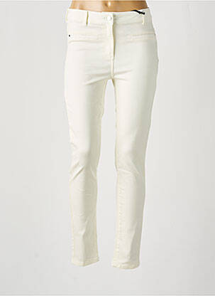 Pantalon slim bej JULIE GUERLANDE femeie