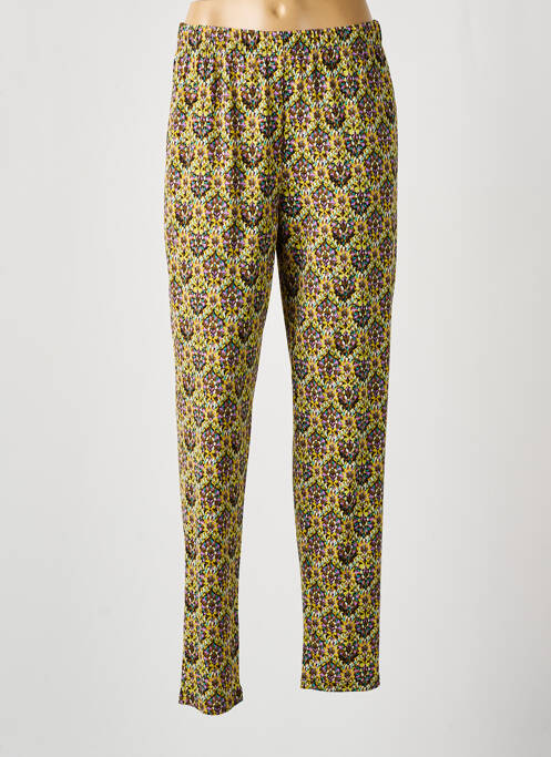 Pantalon drept verde GEVANA femeie