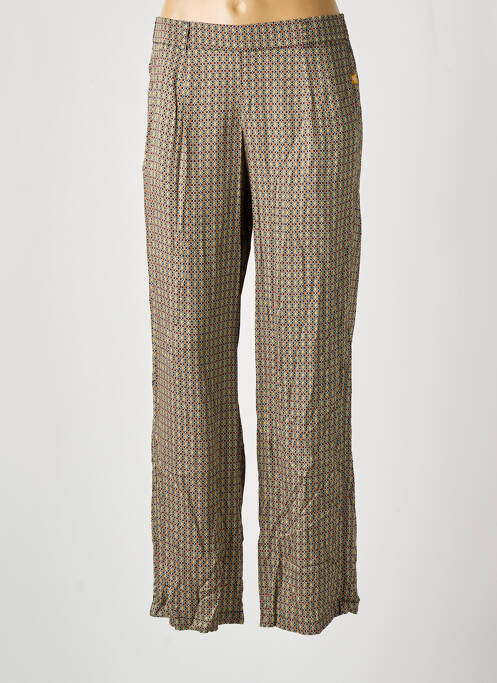 Pantalon larg maro DIPLODOCUS femeie