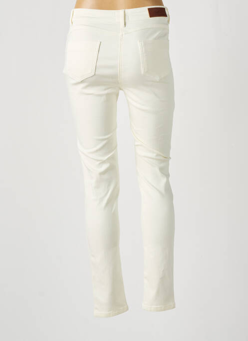 Pantalon slim bej JULIE GUERLANDE femeie