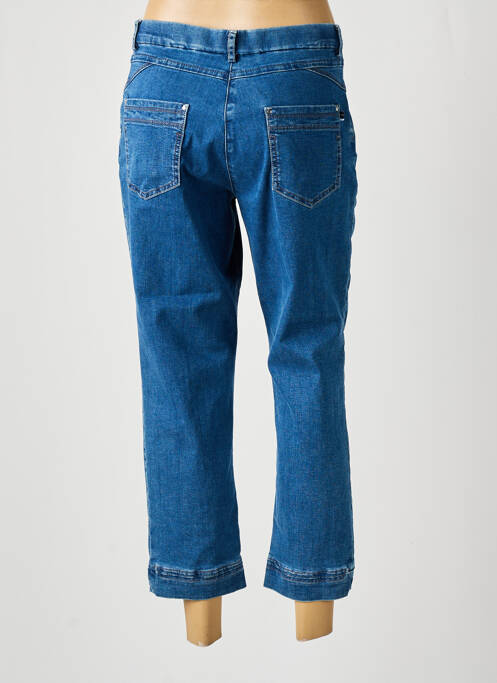 Blugi cu croială dreaptă albastru CHRISTINE LAURE femeie