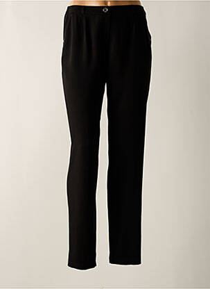 Pantalon drept negru CHRISTINE LAURE femeie