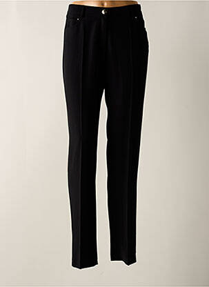 Pantalon drept negru CHRISTINE LAURE femeie