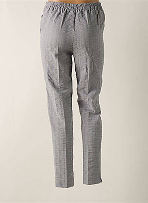 Pantalon slim talie elastică gri GEVANA femeie