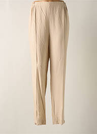Pantalon slim talie elastică bej GEVANA femme